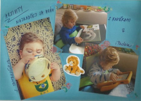 Moje najobľúbenejšie aktivity - knižky a iPad aplikácie